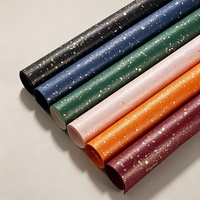 Rouleau de papier d'emballage floral doré nacré anti-frisottis pour bouquets de fleurs, mariages, Noël et fêtes d'anniversaire