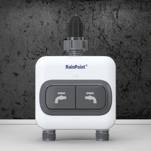 בקר השקיה חכם <span class=keywords><strong>Rainpoint</strong></span> עם WIFI, אזור אחד, טיימר מים, צינור, מתזים, פלסטיק, לגינה - Product Image 3