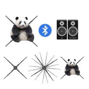 Pantalla LCD Táctil Holográfica LED HD para Interiores, Sistema de Señalización para Aeropuertos, Garantía de 1 Año, Proyector Publicitario Estéreo de 13 cm para Visualización con Ojo Desnudo - Product Image 1