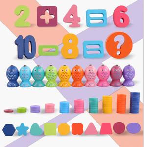 Nuovo Puzzle di abbinamento digitale 4-<span class=keywords><strong>in</strong></span>-<span class=keywords><strong>1</strong></span> blocchi educativi per bambini per l'apprendimento precoce gioco da tavolo logaritmico per età 2 4 anni - Product Image 4