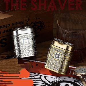 Mini Afeitadora Eléctrica Recargable para Hombre, Máquina de Afeitar con Cabezal de Lámina para Barba y Rostro, Limpiador de Vello - Product Image 2