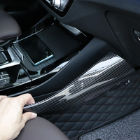 Accessoires décoratifs intérieurs pour BMW X3 G01 2018 2019 2020 2021 M Sport, panneau de boîte de vitesses en ABS fibre de carbone, garniture latérale