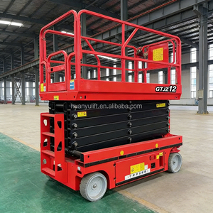 Platform Kerja Udara 320kg Self Propelled Hydraulic <span class=keywords><strong>Scissor</strong></span> <span class=keywords><strong>Lift</strong></span> Platform Table 10m Electric <span class=keywords><strong>Scissor</strong></span> <span class=keywords><strong>Lift</strong></span> <span class=keywords><strong>Truck</strong></span> - Product Image 3