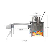 Meilleure vente fournisseur chinois mélangeur de pop-corn industriel de haute qualité machine à pop-corn sucré