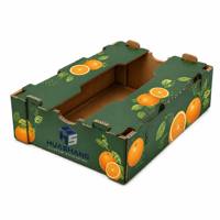 Boîte d'emballage pour fruits en carton ondulé écologique, personnalisée et imperméable, avec fenêtre transparente pour l'emballage de produits frais et de cadeaux