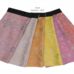 <strong>2026</strong> Latest Design Premium African Jacquard Fabric Ankara Brocade <strong>Material</strong> with Rich Patterns for Wedding Dress - Product Image 5