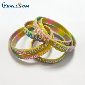 สายรัดข้อมือซิลิโคนกันน้ำขนาด 15 มม. สกรีนโลโก้ตามสั่ง ขายส่ง ไม่มีขั้นต่ำ สินค้าใหม่ สายรัดข้อมือกีฬา สายรัดข้อมือเรนโบว์ลูม ปรับแต่งได้เอง - Product Image 2