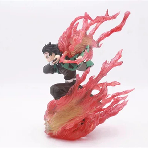 23CM Demon Slayer <span class=keywords><strong>Kimetsu</strong></span> <span class=keywords><strong>No</strong></span> <span class=keywords><strong>Yaiba</strong></span> Kamado Tanjirou personaje de dibujos animados modelo de juguete Anime PVC figura - Product Image 2