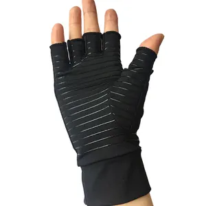 Venta directa de fábrica, guantes antiartritis de compresión de fibra de cobre para aliviar el dolor, guantes de trabajo universales, guantes deportivos para ciclismo