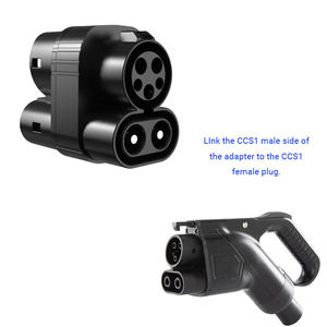 Adaptador de Carga Rápida CCS1 a CCS2 para Vehículos Eléctricos, Convertidor de CC de 1000V para EE. UU. a Europa, IP54 OEM - Product Image 3