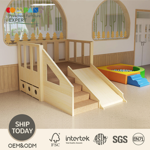 Meubles de garderie modernes en bois, ensemble de planches d'équilibre pour la coordination des tout-petits, salle sensorielle, école, hôtel - Product Image 1
