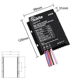 सुक्साइट एमपीपी नियंत्रण सौर ऊर्जा नियामक एमपीपी सौर स्ट्रीट लाइट चार्जिंग कंट्रोलर 6.4 वी 30 ए सोलर पैनल - Product Image 4