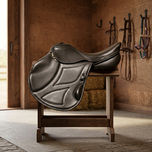 Premium Handmade Customizable Jumping Dressage Saddle Comfortable Genuine Leather <b>Tree</b> English Equestrian Perfect Fit Riders - Product Image 2