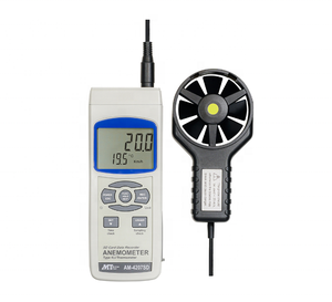 Medidor de Velocidad y Volumen del Viento AM-4224SD Original en Oferta, Higrómetro Económico - Product Image 2
