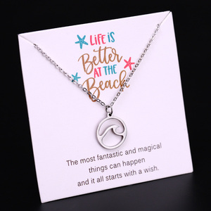 สร้อยคอสแตนเลส Infinity Love Family Bird Butterfly Elephant Luck Tree Angel Wing Arrow เพื่อนที่ดีที่สุดสร้อยคอเพื่อนเจ้าสาว - Product Image 5