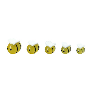 Set de Joyería Artesanal de Resina 3D con Diseño de Abeja, Mini Adorno Creativo para Decoración del Hogar, Estilo Arcoíris - Product Image 4