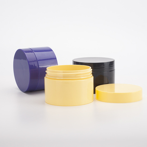 Free Sample Custom color 100ml 120ml 150ml 180ml Cosmetic Cream Jar Plastic face Creams Jars plastic jars