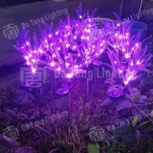 Luz Decorativa LED Solar Pequeña Romántica Color Lavanda, Impermeable IP65, para Eventos Nocturnos en Jardines y Decoraciones Festivas - Product Image 6
