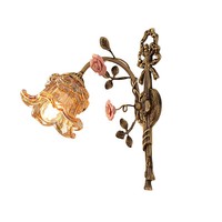 Lámpara de Pared LED Estilo Pastoral Francés para Pasillo, Iluminación de Lujo para Sala de Estar, Dormitorio y Cabecera