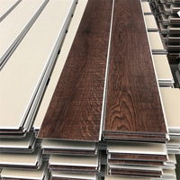 Revêtement de sol en bois imperméable de haute qualité couleur clic SPC avec sous-sol en pierre composite plastique