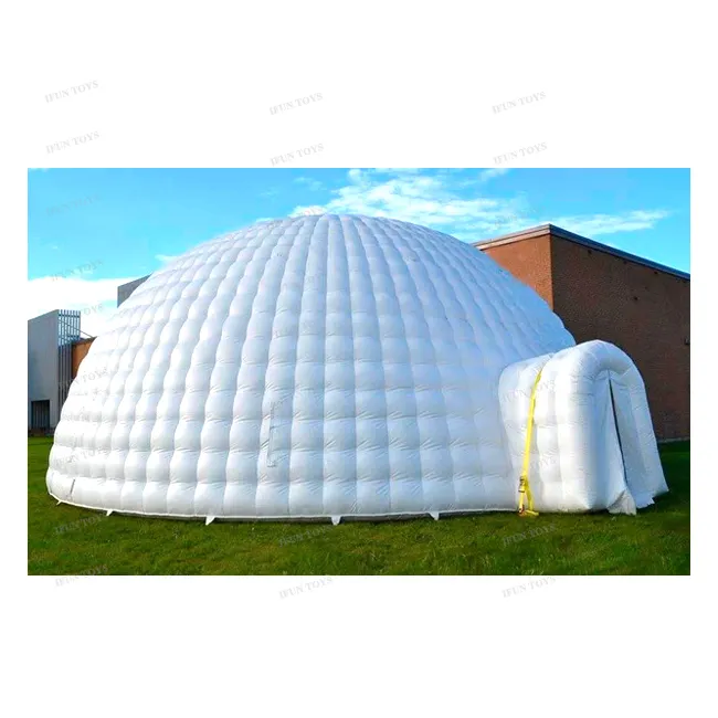 Buiten Gigantische Feest Opblaasbare Yurt/Gazon/Stadion Koepeltent Te Koop