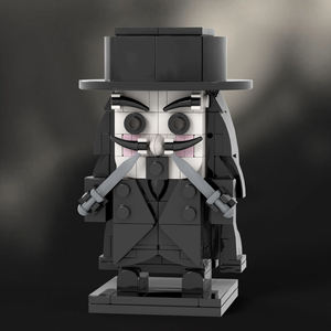 MOC7271 189 pièces <span class=keywords><strong>V</strong></span> pour <span class=keywords><strong>Vendetta</strong></span> Jouets pour enfants Collection DIY Blocs de construction d'anime Ensembles de jouets éducatifs pour enfants - Product Image 6