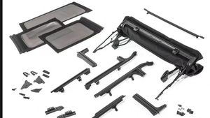 ชุดอุปกรณ์เสริมภายนอก LUMA Full Soft Top Complete Kit สำหรับรถยนต์ 2 ประตู 4 ประตู ปี 2018-2026 สำหรับการขับขี่แบบออฟโรด - Product Image 6