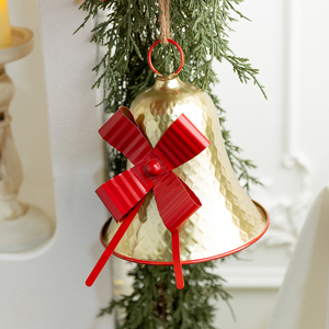 Campanas Metálicas Grandes para Navidad, para Colgar en la Puerta y la Pared, Ideales para Artículos Decorativos para la Decoración Festiva del Hogar - Product Image 3