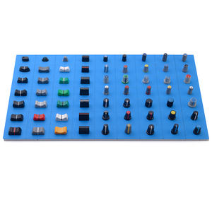 Penutup Tombol Potensiometer Plastik Berulir Knurled Diameter Lubang 10mm-35mm, Dijual Murah - Product Image 4