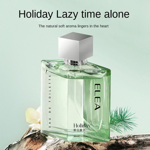 Vente en gros de 50 ml d'ELEA Holiday <span class=keywords><strong>EDT</strong></span> pour homme, parfum floral, boisé, fruité, thé, longue tenue, parfum moderne et sportif, vaporisateur personnalisable - Product Image 3
