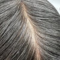 Sistem Penggantian Rambut Pria Toupee Super Tipis 0,06mm, 100% Rambut Manusia India, Anti Keringat