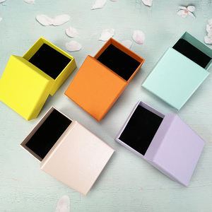 Caja de joyería de cartón reciclable de 9*9*3 CM, diseño <span class=keywords><strong>Heaven</strong></span> <span class=keywords><strong>Hell</strong></span> para collar, pendiente, anillo, embalaje de Perfume, cubierta de regalo - Product Image 5