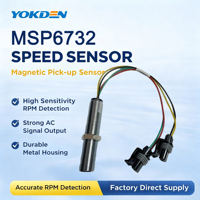 MSP6732 Generator Magnetic Pickup Speed Sensor Mpu Msp6732 5/8 M16UNF Compatible With Engine