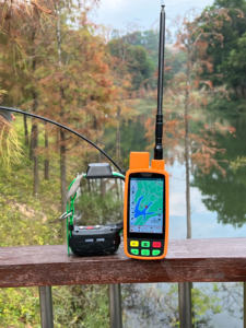 Collier de suivi GPS pour chien eSEEK VHF 4G, étanche, pour la chasse en extérieur, avec PDA et suivi en temps réel - Product Image 1