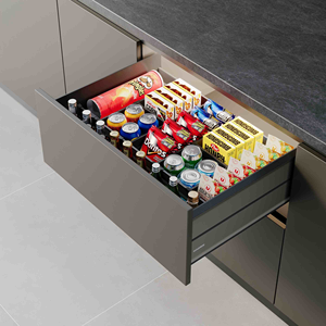 Organizadores deslizantes Goldmine para gabinetes, organizador extraíble para gabinetes, estante deslizante para fregadero, cajón de clasificación profunda para cocina - Product Image 1
