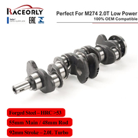Cigüeñal de Acero Forjado RACEORLY A2740300101 A2740304200 para Motor Mercedes-Benz M274 M270 M264 2.0T de Baja Potencia