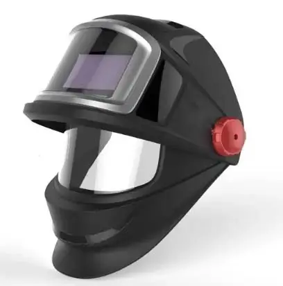 Casque de soudage solaire à grande vision, Design rabattable, auto-assombrissant, avec vue latérale, vraie couleur, 4 capteurs d'arc, masque avec filtre numérique