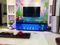 Aquariums d'aquarium à balles de grande et moyenne tailles personnalisées pour la mer et l'eau douce avec armoire de puisard à débordement