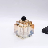 Pot de rangement en cristal gravé géométrique carré fait main Sinyore, écologique, décoration haut de gamme, ornements de luxe en cristal pour hôtel