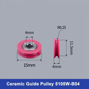 Roues de guidage entièrement céramiques Sen Guang 15*4mm pour le tréfilage, certifiées ISO9001:2008 - Product Image 3