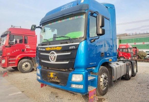 Camión tractor de transmisión automática de combustible diésel usado 6X4 serie Auman 470HP Fonton buena tracción 450HP Weichai Mini pesado izquierdo - Product Image 3