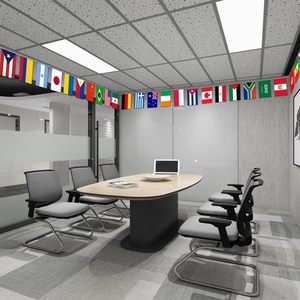 Atacado Poliéster String Bandeira Pennant Bunting <span class=keywords><strong>Banner</strong></span> Todos os Países 100D Poliéster 14x21cm 5x8 Polegadas Bandeira Bunting - Product Image 5