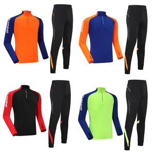 秋冬两件套透气足球服男士健身跑步 & 足球训练休闲运动 - Product Image 1