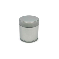 Vente en gros d'usine de boîte de conserve ronde hermétique pour bonbons thé chimique poudre de café boîte de conserve Matcha avec couvercle à vis