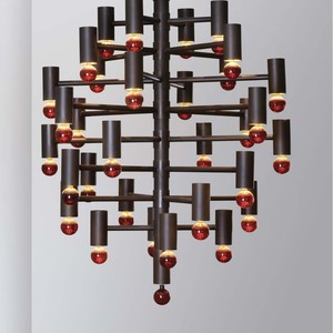 Pouenat Arbre Bulles Chandelier Black E14 <b>Led</b> <b>Lights</b> Switch Control Pendant <b>Light</b> - Product Image 2