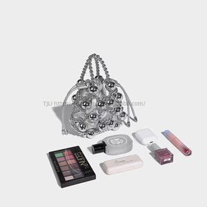 Design High-End Satchel Crossbody Bag Fashionable Versatile Beaded Bag Exquisite Cut Bead Woven PU <b>String</b> Tanjing - Product Image 4