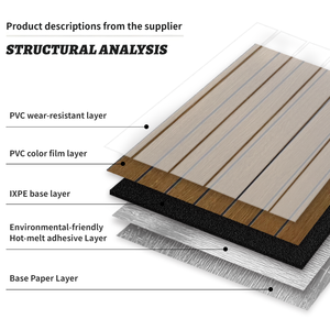 Pannello Decorativo Autoadesivo Effetto Legno Tridimensionale Impermeabile per Camera da Letto e <span class=keywords><strong>TV</strong></span> - Product Image 4