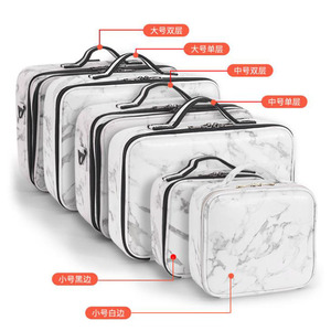 Kit <span class=keywords><strong>de</strong></span> <span class=keywords><strong>maquillaje</strong></span> <span class=keywords><strong>profesional</strong></span> <span class=keywords><strong>completo</strong></span> <span class=keywords><strong>de</strong></span> mármol blanco, estuche <span class=keywords><strong>de</strong></span> joyería enrollable <span class=keywords><strong>de</strong></span> cuero, Maleta <span class=keywords><strong>de</strong></span> <span class=keywords><strong>maquillaje</strong></span>, almacenamiento <span class=keywords><strong>de</strong></span> viaje para artistas, superventas - Product Image 4