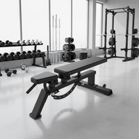 Banc de musculation multifonctionnel LENDON, nouvelle arrivée, réglable avec réglage du dossier, banc de musculation commercial, accessoire de fitness