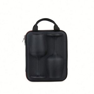 Estuche Portátil Personalizable de EVA para Copas de Vino, Resistente a Impactos, Bolsa para Botella de Vino Tinto con Estilo Inglés y Color Personalizado - Product Image 5